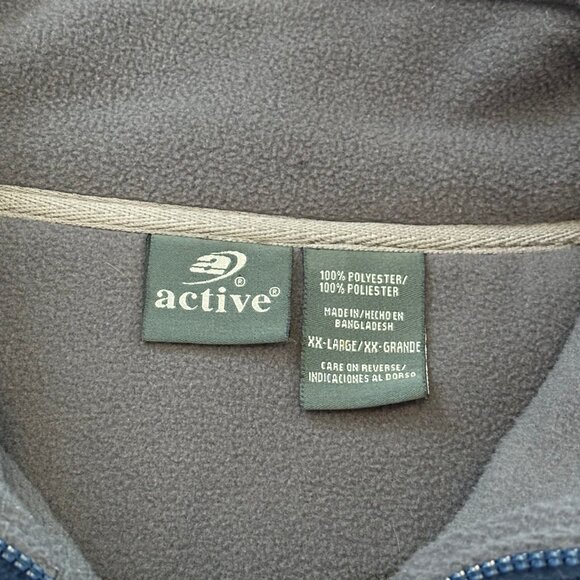 Vintage 2004 University Michigan Wolverines Rose Bowl 1/4-Zip Fleece - XXL / 2XL - Picture 5 of 5